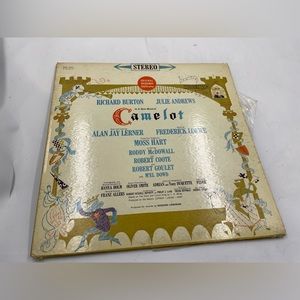 Richard Burton & Julie Andrews "Camelot" Original Broadcast Recording 1960 Vinyl